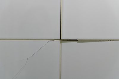 Repaired Tile Cracks